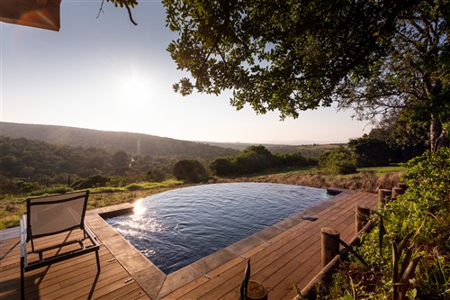 Rim-flow pool with view Rim-flow pool with view