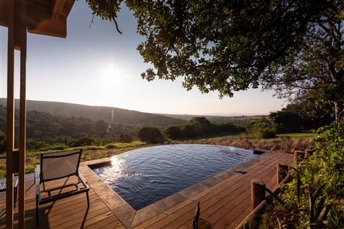 Rim-flow pool with view Rim-flow pool with view